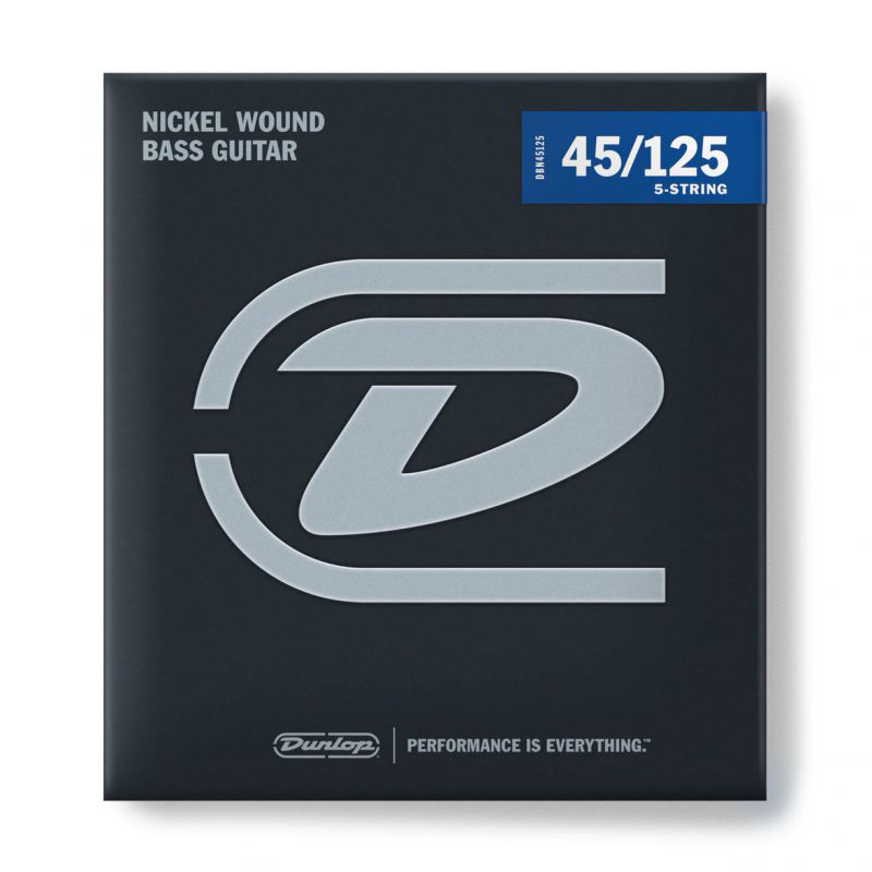 Набор струн DUNLOP DBN45125 NICKEL WOUND BASS STRINGS 45-125 | 5-STRING